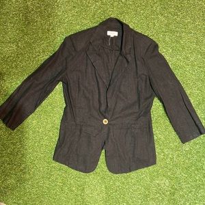 Black Linen Blazer sz S